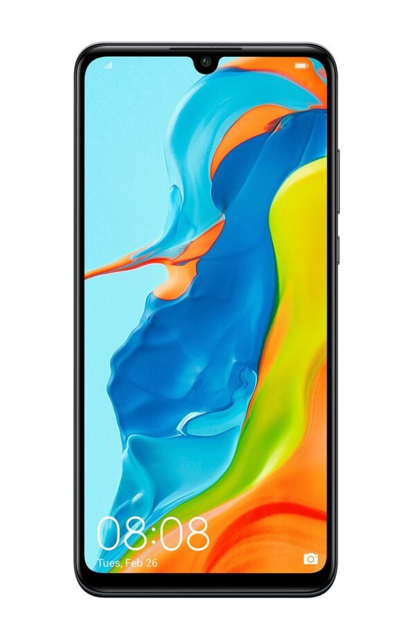 HUAWEI P30 Lite 256 GB 6.15 Inch FHD Dewdrop Display Smartphone with MP AI Ultra-wide Triple Camera, 6 GB RAM, Android 9.0 Sim-Free Mobile Phone, UK Version, Black