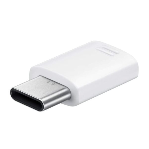 Samsung Original Micro USB Connector/USB Type C to Micro USB Adaptor White