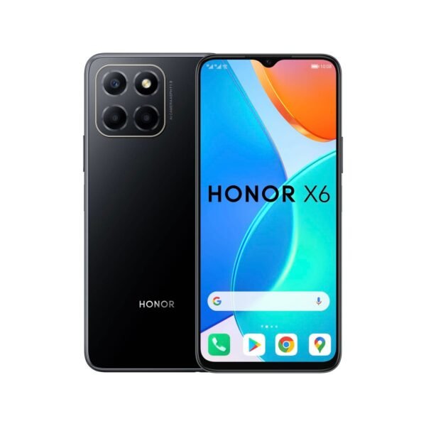 Honor X6 Black 64GB 6.5" Dual SIM 50MP Android SIM Free UK Smartphone