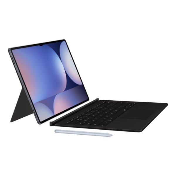 Samsung Galaxy Tab S10 Ultra S9 Ultra Black AI Book Cover Keyboard with Trackpad