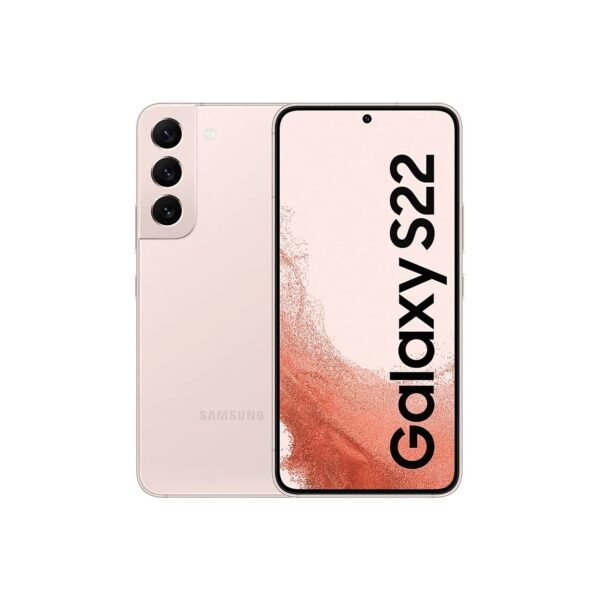 Samsung Galaxy S22 5G Mobile Phone 256GB SIM Free Android Smartphone Pink Gold