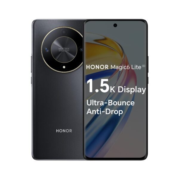 HONOR Magic6 Lite Midnight Black 256GB 6.78" DS 108MP Android SIM Free UK Smartphone