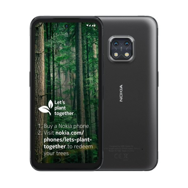 Nokia XR20 6.67 Inch Android UK SIM Free Smartphone with 5G Connectivity - 4 GB RAM and 64 GB Storage (Dual SIM) - Granite Grey