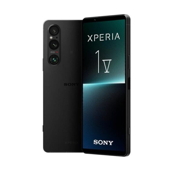 Sony Xperia 1 V Black - 6.5 Inch 21:9 Wide 4K HDR OLED - 120Hz Refresh rate -Triple lens(with Next Gen Sensor & ZEISS)- 3.5 mm audio jack - Android 13 - SIM free - Dual SIM hybrid